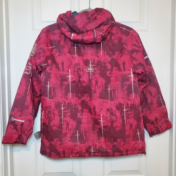 686 Snowboard Jacket - Youth Boys Small - Red - Ski Winter Coat - 686 Manual - Picture 7 of 15